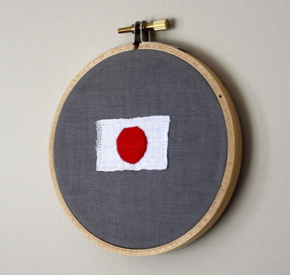 japanese flag art. Japanese Flag - Four inch