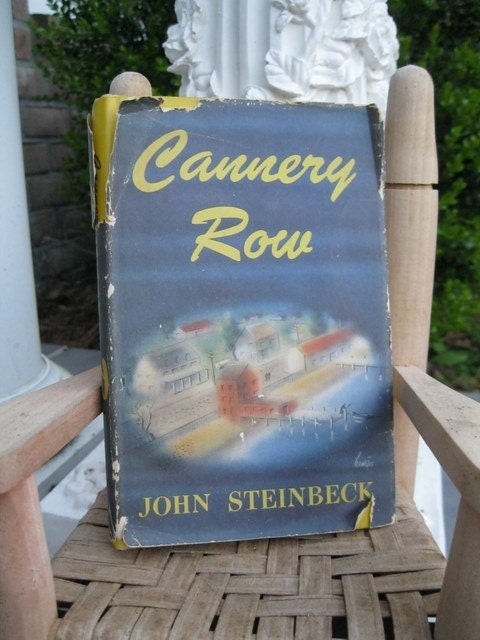 John Steinbeck First Edition Hard Cover - Cannery Row 1945 With Dust Jacket