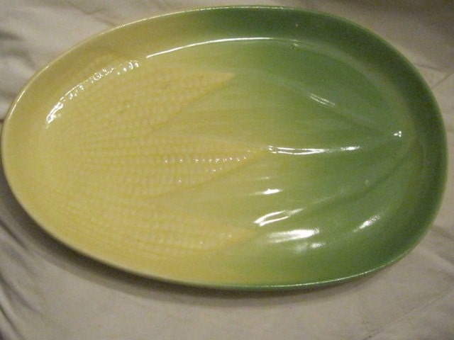 Terrace Ceramics Corn Platter - Vintage Shawnee Pottery