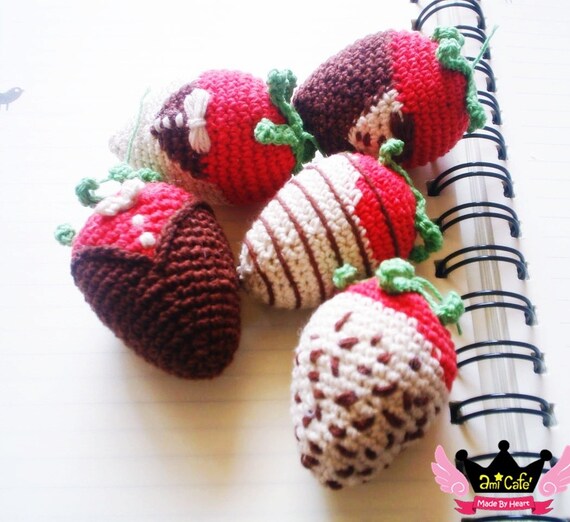 PDF Pattern - Strawberry and Chocolate