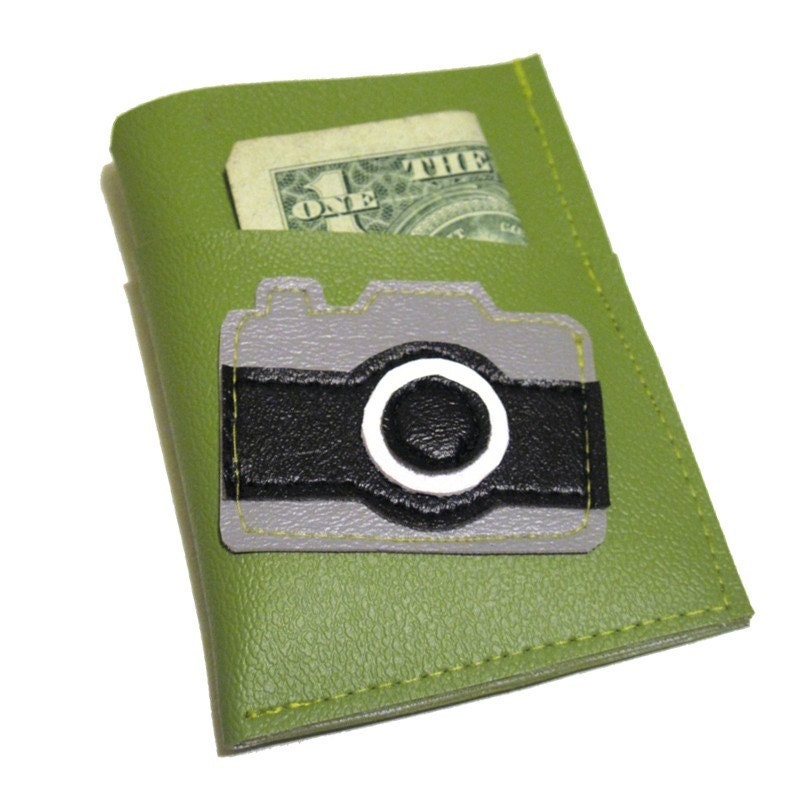 Camera ) Mini Card Wallet