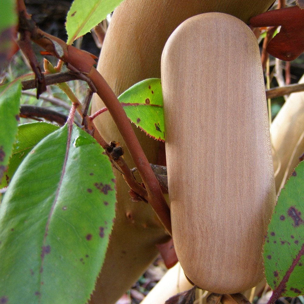 Natural Baby Rattle, Teether, Madrone Wood, Heirloom Teether, Eco Friendly Infant Toy