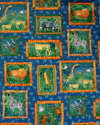 giraffe animal print backgrounds. JUNGLE ANIMALS Quilt Fabric