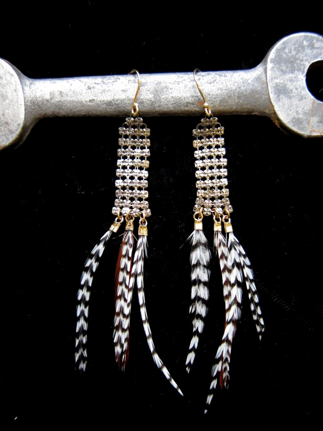 Midieval Feather Earrings