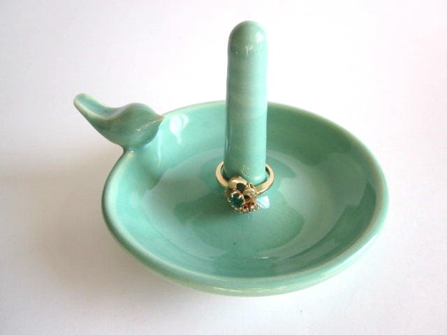 Ring Holder,  Handmade Stoneware Pottery