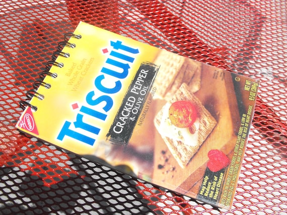 Recycled Triscuit Journal