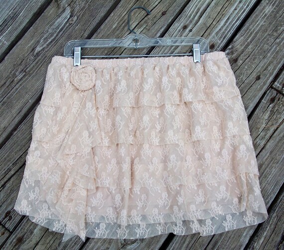 Veronica Skirt - Vintage Inspired Tiered Lace Skirt