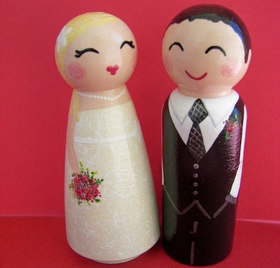 Poinsettia Christmas Wedding The Cake Toppers