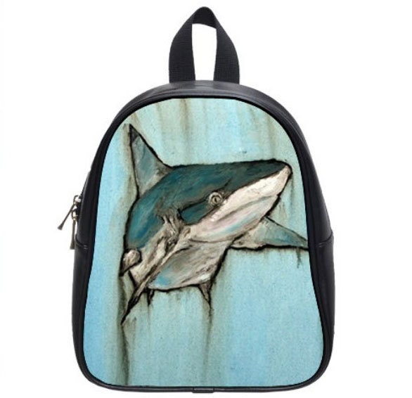 BACK To SCHOOL - 50% SALE  - Shark Backpack
