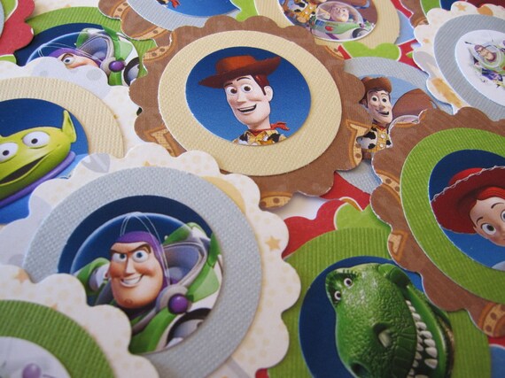 Toy Story Gift Tags/Favor Tags/Lunchbox Notes/Cupcake Toppers