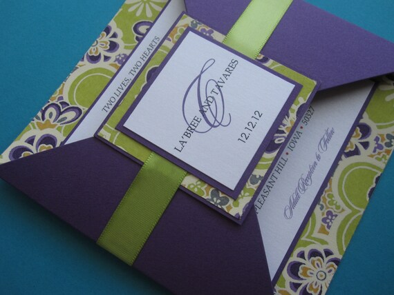 Here and Now Wedding Invitation Suite