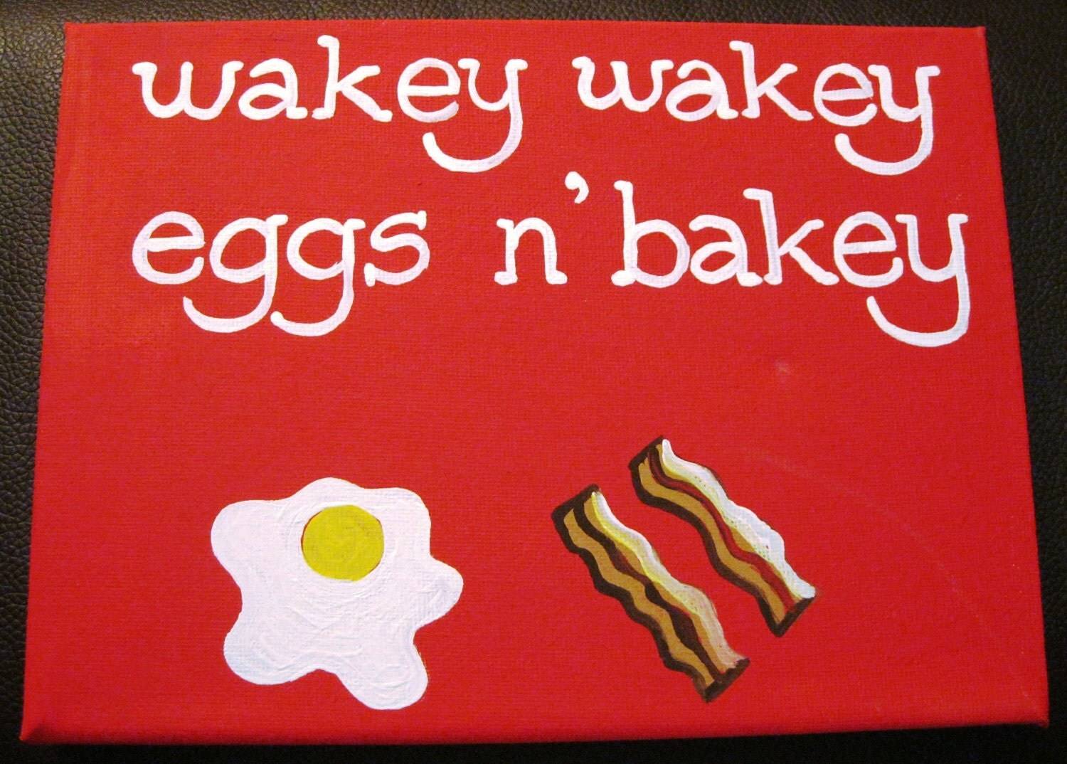 Wakey Wakey Eggs N' Bakey Painting