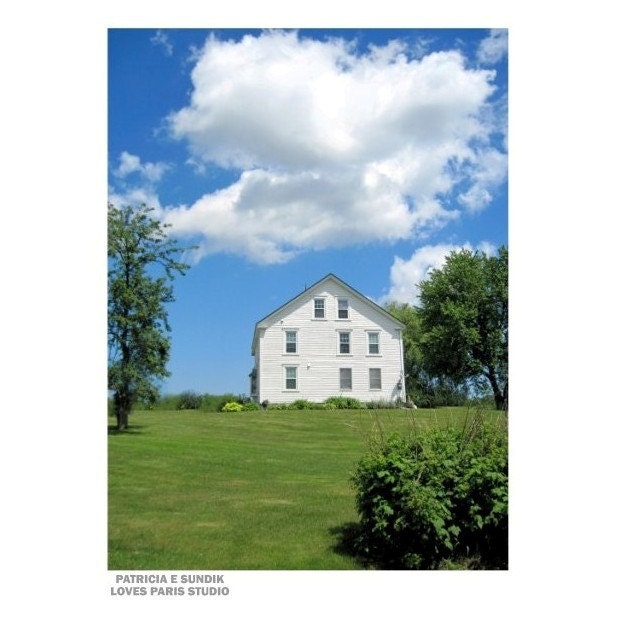 1700s Maine Farmhouse Photo, Gorham, Maine, 8 x 10,  Fine Art Photograph
