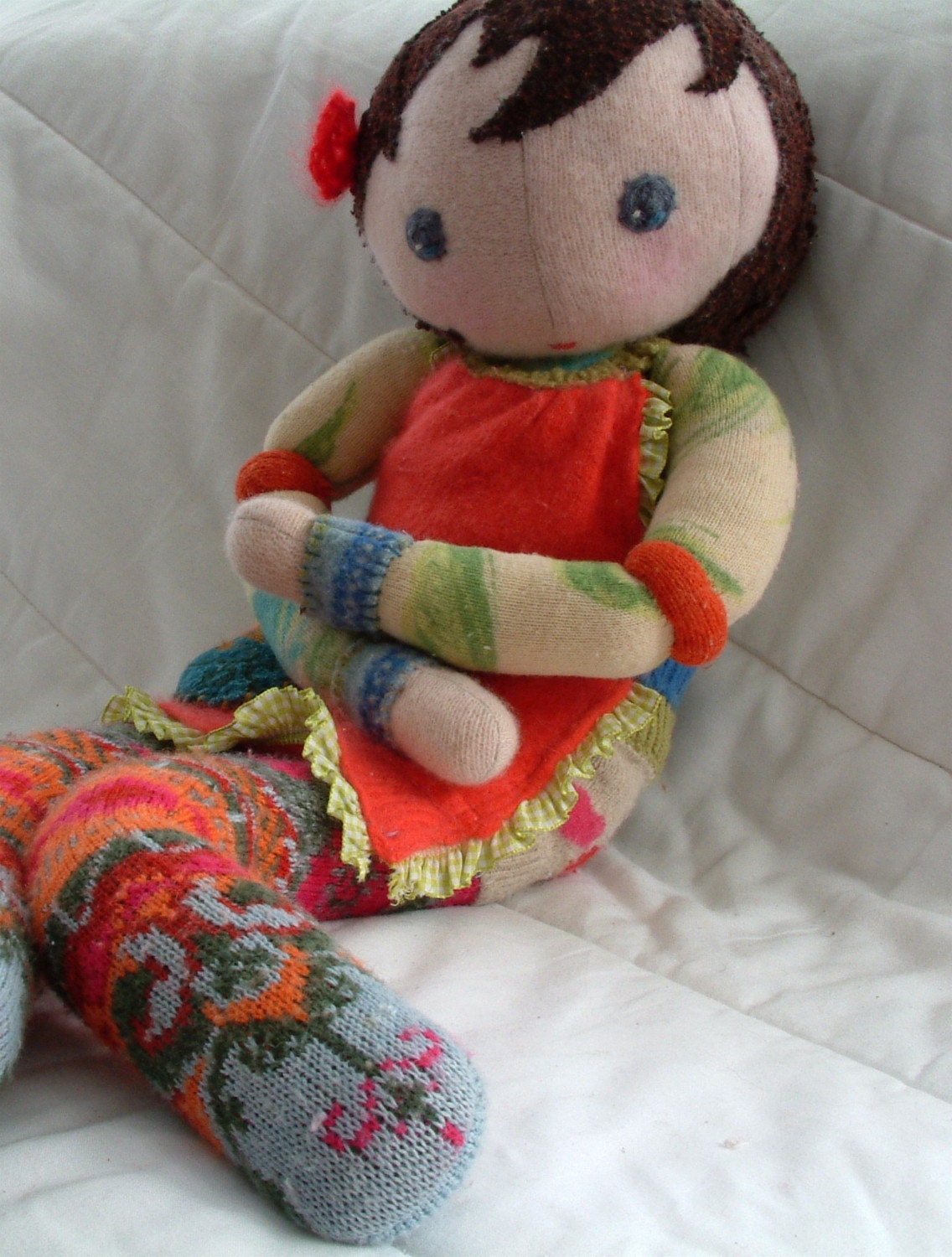 waldorf doll felted recycled sweaters stuffed with wool-taking custom orders