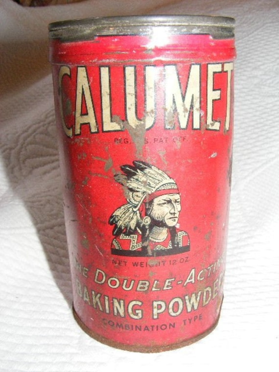 Calumet Baking Powder. CALUMET Baking Powder Tin. From violetsandgrace