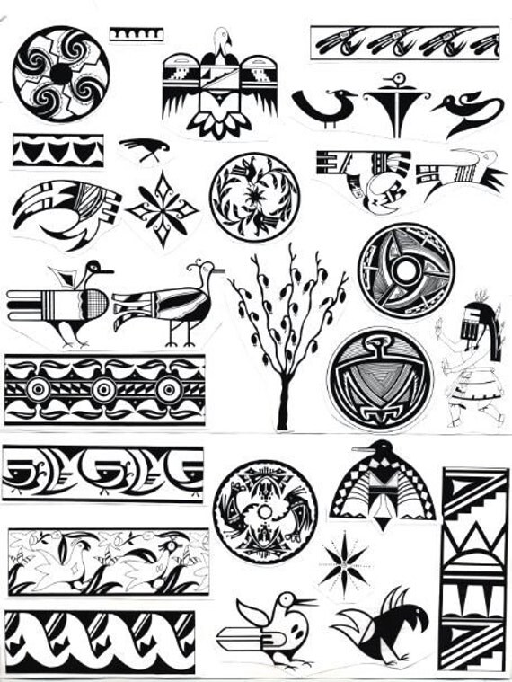 native american symbols. Native American Unmounted