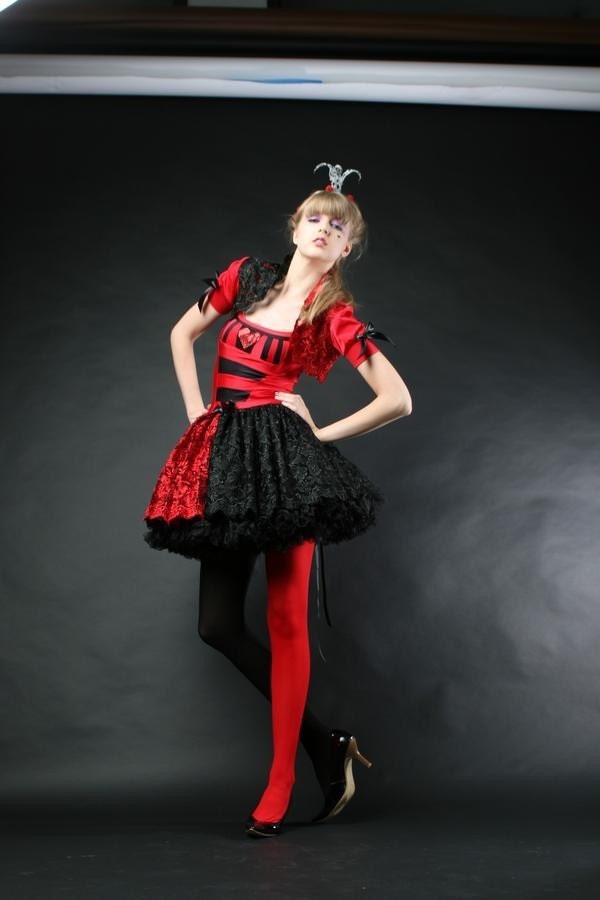 queen of hearts  costume  shrug dress and tutu criniline from alice in wonderland in any size  this is a custome made item