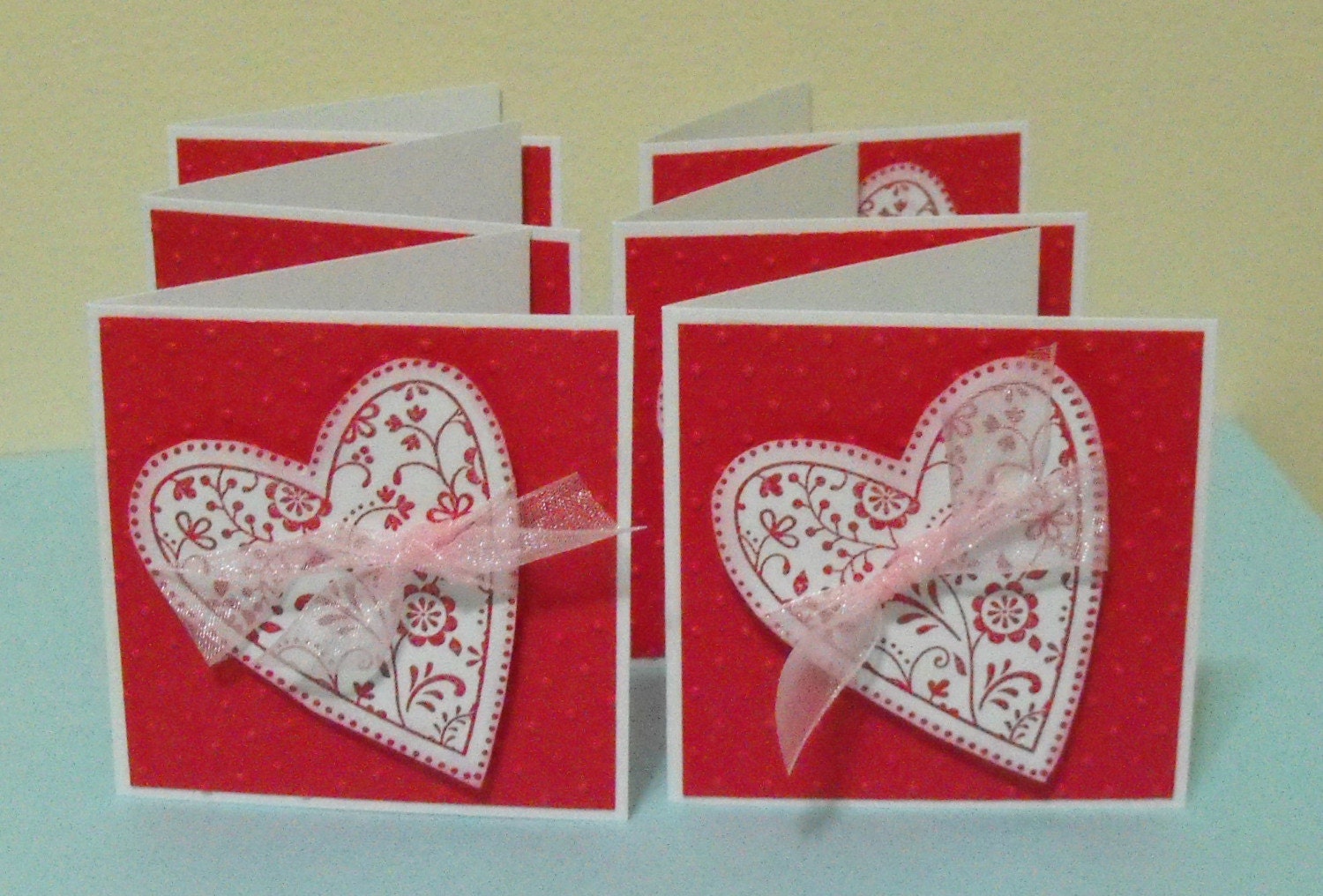 Heart Mini Note Cards set of 6