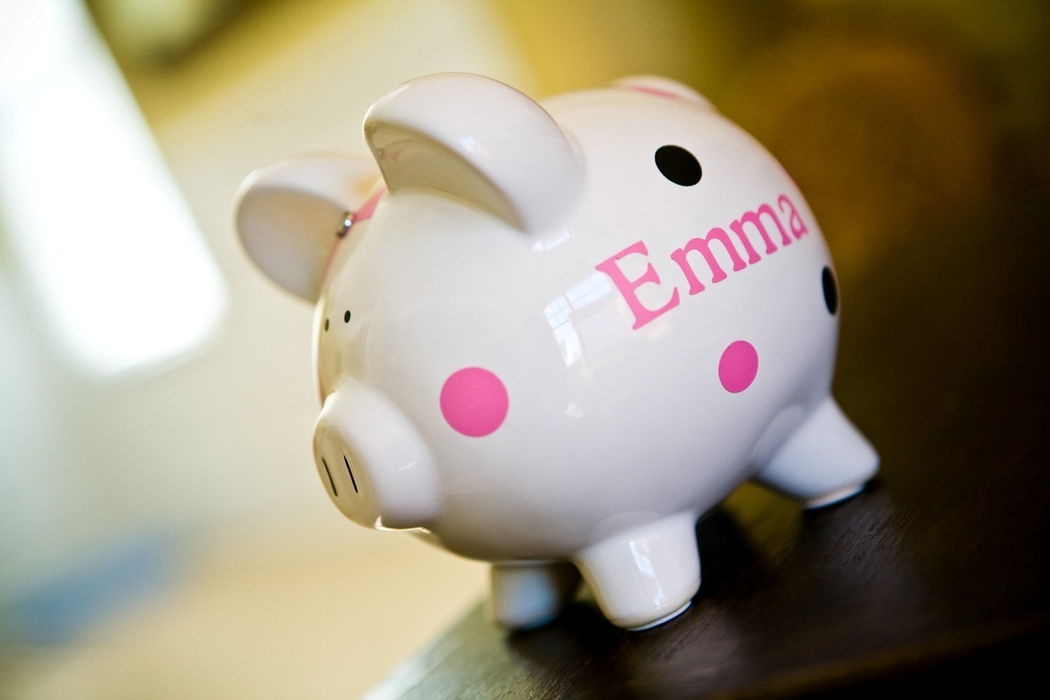 Custom Made Personalized Piggy Bank for Girls or Boys