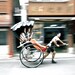 Running Through Japan 8x10 urban photo of a Rickshaw traveling through Japan OVERSTOCK SALE