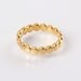 Gold plated beads shaped Ring