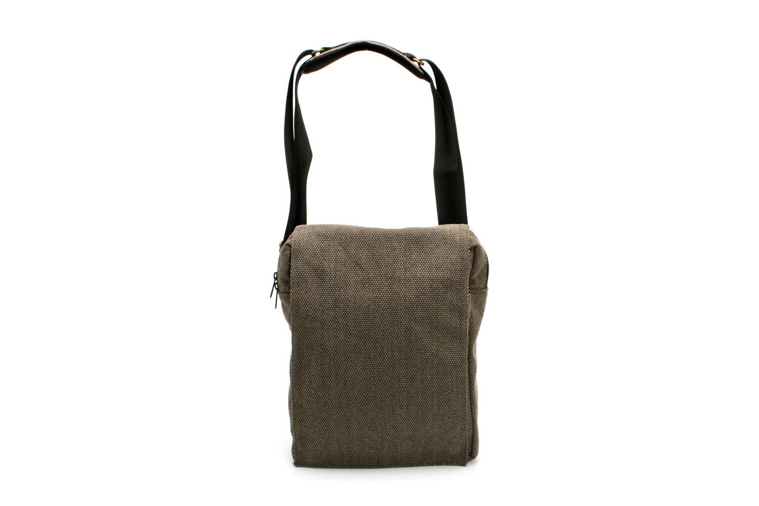 iNiko - Grey Canvas Padded iPad, Netbook, eReader Messenger Bag with Adjustable Strap