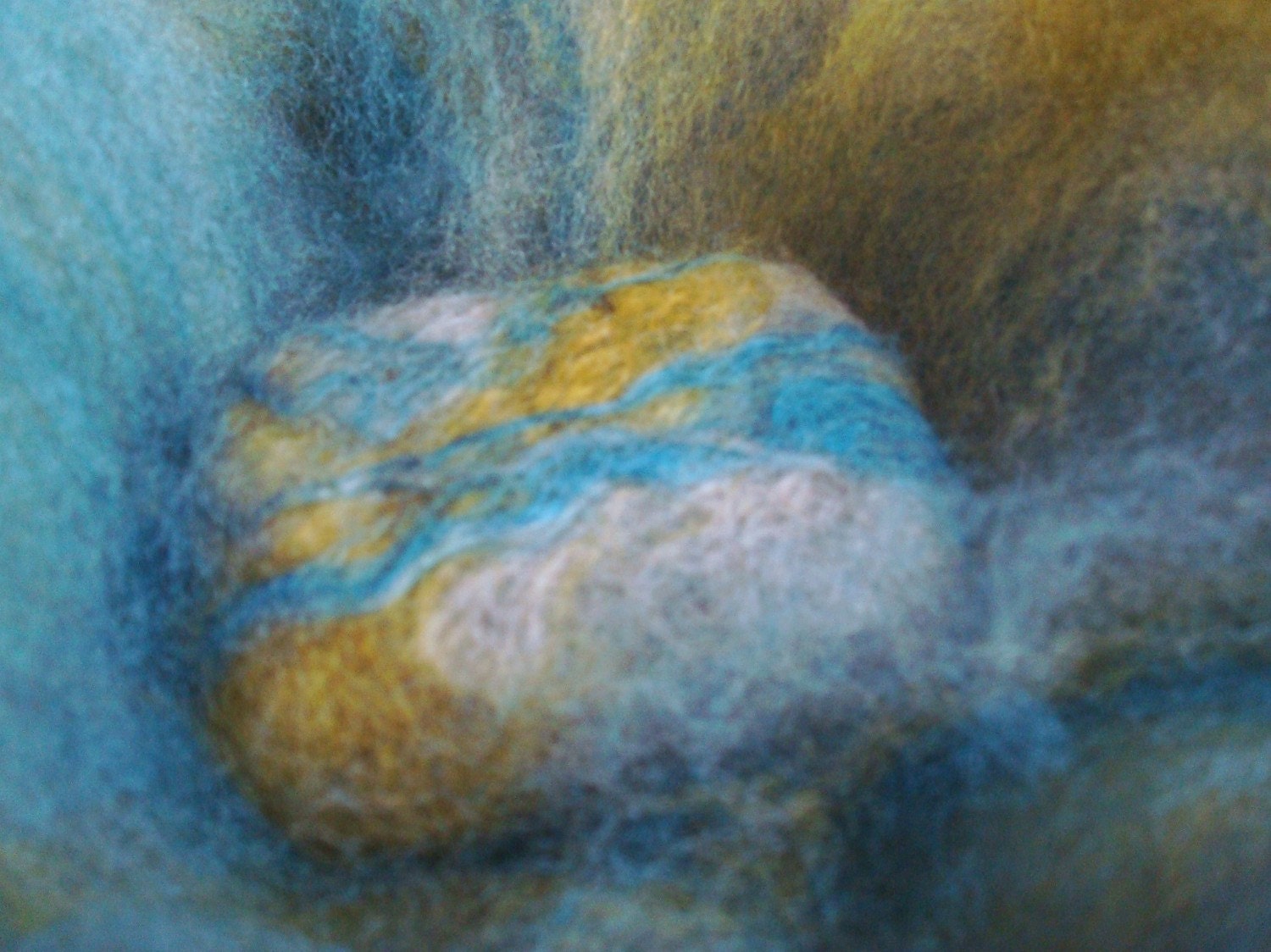Felted Peppermint Hot Process Soap