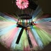 JUMPING JELLY BEANS tutu w/ matching headband.....Perfect Spring Pictures, Birthday Girl, Dance or Gifting