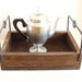 Weddings Woodland Container Holder Tray Iron Forged Handles