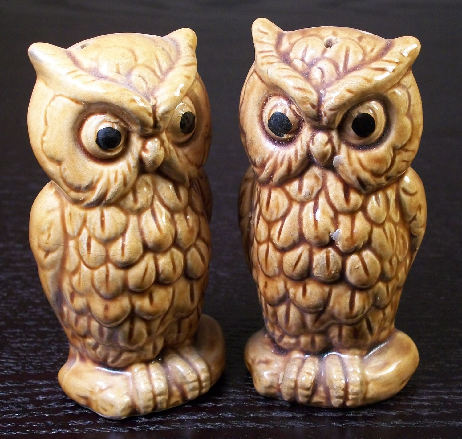 Vintage Owl Salt Pepper Sets Instant Collection Three 3 sets Ceramic China