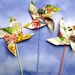 Petite Paper Pinwheels Upcycled Made from the pages of a Vintage Little Golden Book