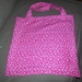 Fabric Bag in Bright Pink Print