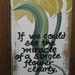 Hand Painted Sign - distressed wood - sunflower