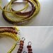 Lemonade and Rootbeer Memory Wire Slip Bracelets
