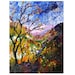 Cloudland Canyon - Georgia Mountains Autumn Original Oil Painting by Ginette Callaway