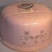 Vintage Lustro Ware Pink Cake Carrier
