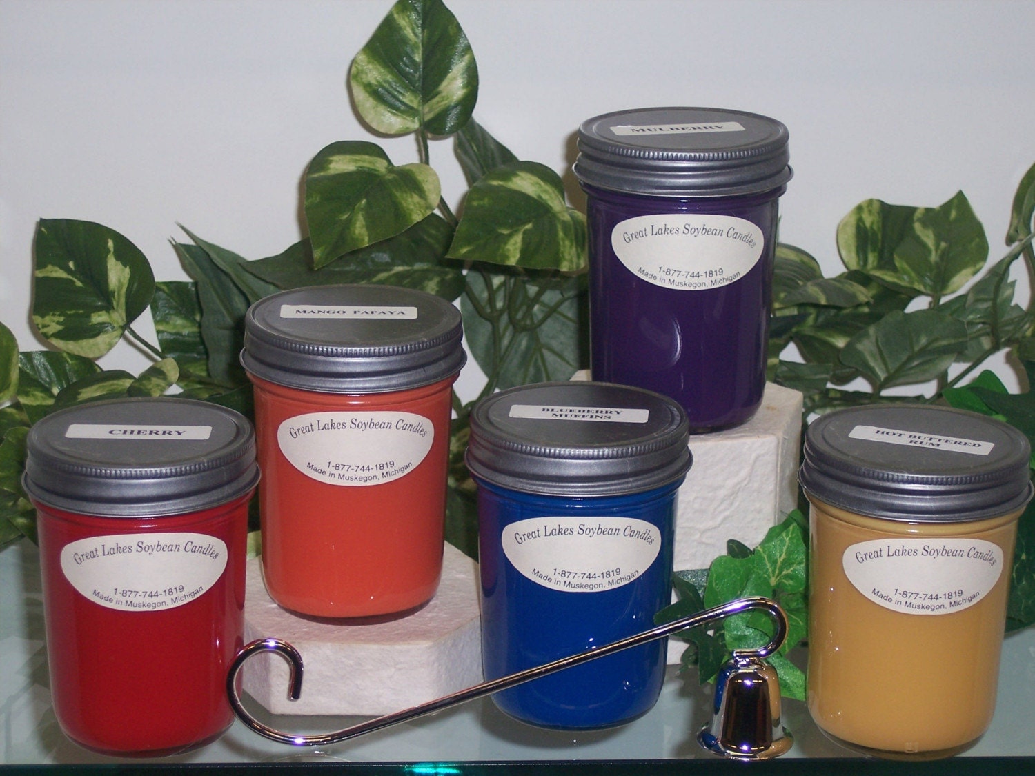 GREAT LAKES SOYBEAN CANDLES 12 JARS FOR 50 DOLLARS SHIPPING FLAT RATE  15 DOLLARS ANY SCENT