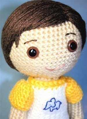 Crochet Pattern- Seth, an amigurumi boy