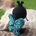 Crochet Pattern- Francisca dressed as a butterfly amigurumi doll