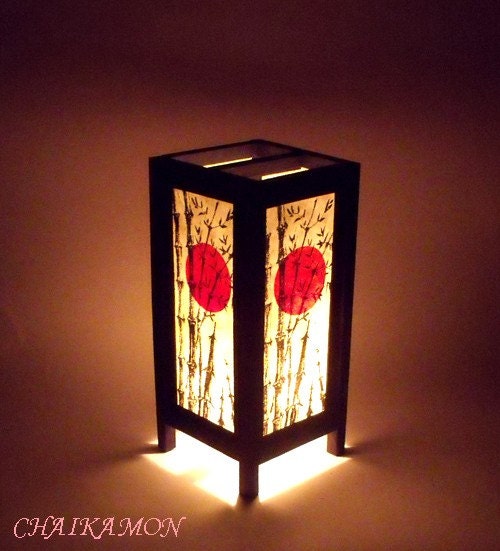 Oriental Lamp Shades on Oriental Sunset Suns Chinese Bedside Table Lamp Shades   Ebay
