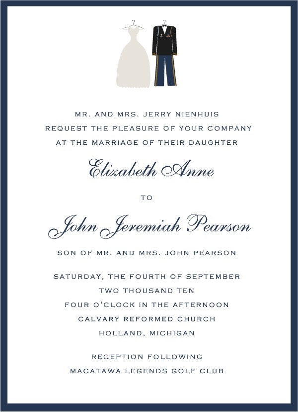 air force wedding invitations