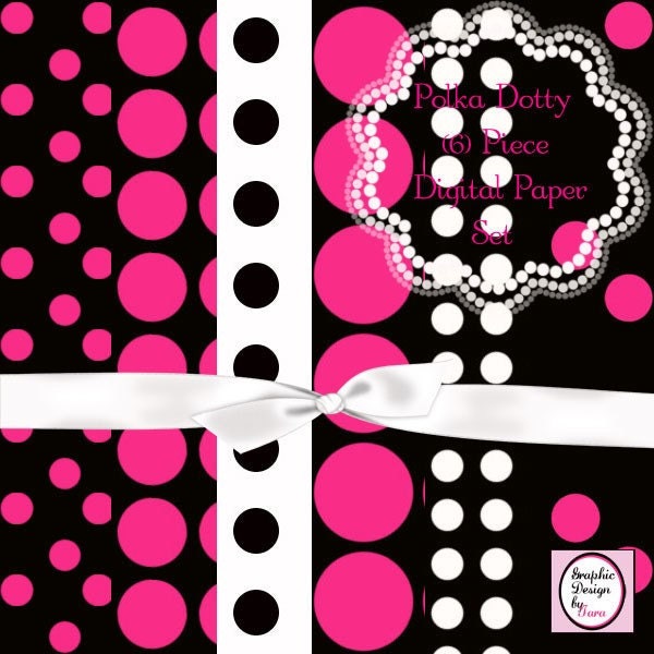 Cool Black And Pink Wallpapers. Digital Paper Black Hot Pink