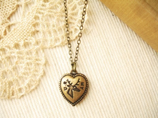 sincerely - u r my dear, a heart necklace. (on hold