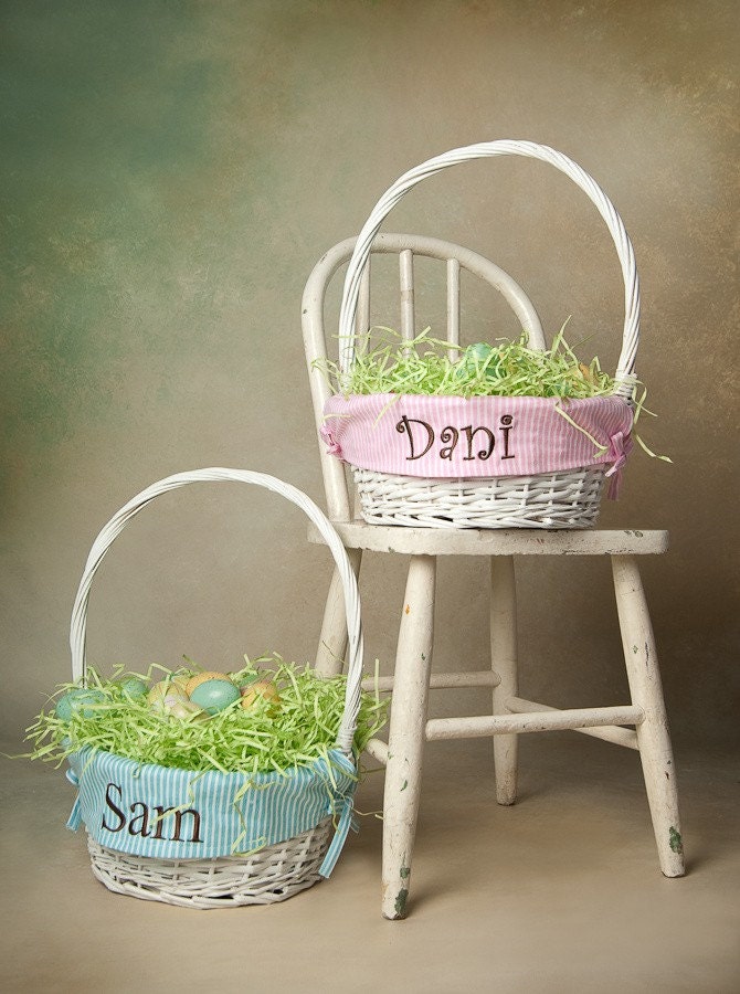 Personalized Easter Basket, monogrammed