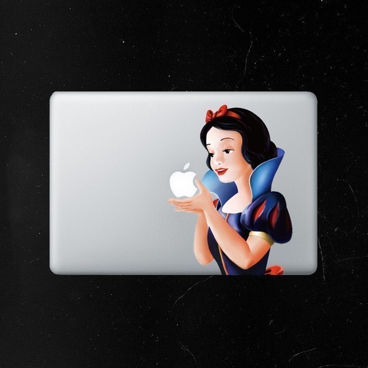 Snow White - 15 inch - Apple Macbook Vinyl Decal - Laptop Sticker Art