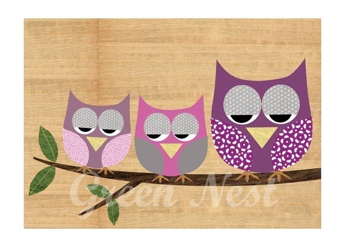 Cute Pics Of Owls. Cute purple baby owls sitting