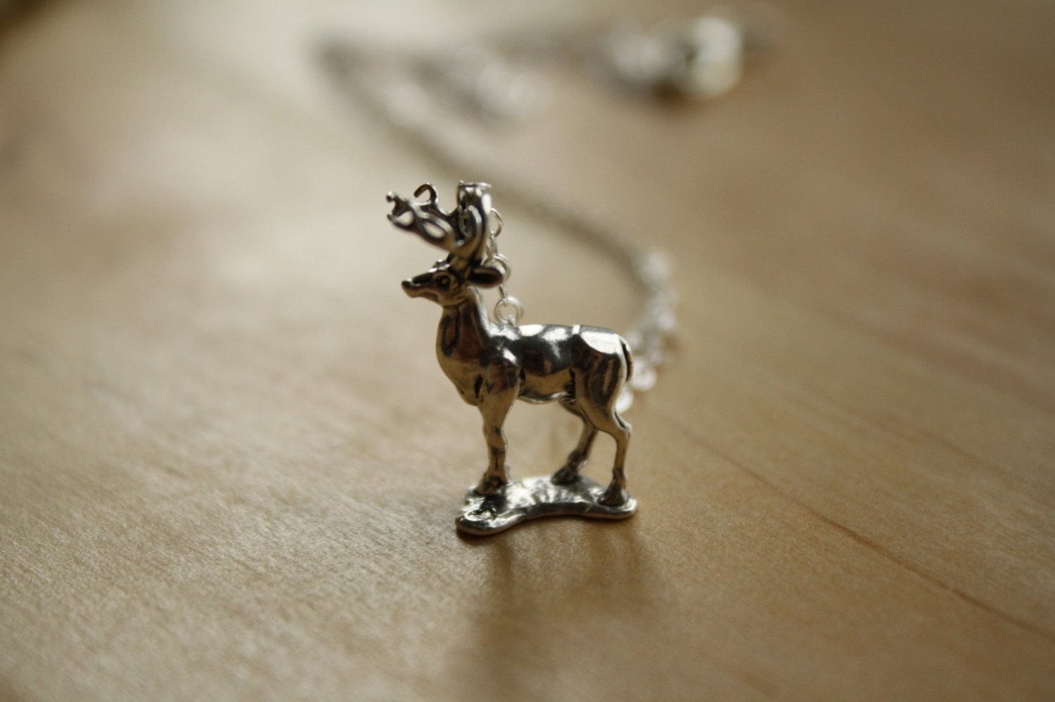 The Sterling Silver Stag Pendant