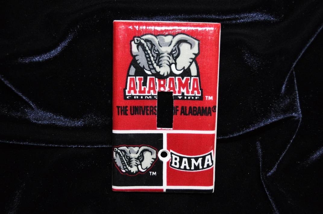 Switch Plate Covers. Alabama Light Switch Plate