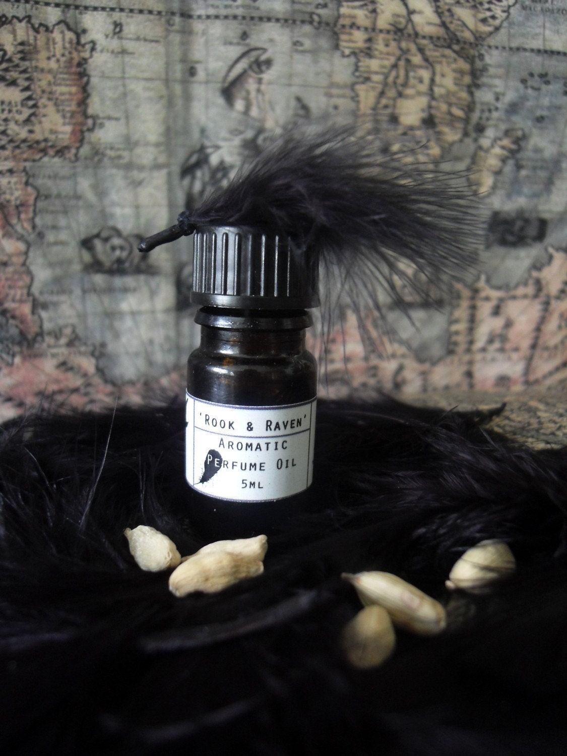 Rook and Raven Aromatic Perfume Oil - FuturePrimitive. Orange-Patchouli-Vanilla-Sandalwood