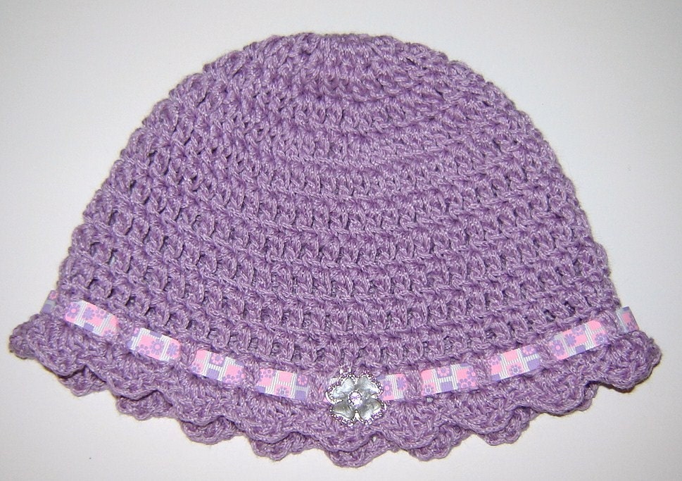 How To Crochet A Hat. Images Pretty Purple Crochet